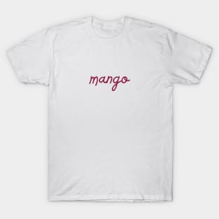 mango - maroon red T-Shirt